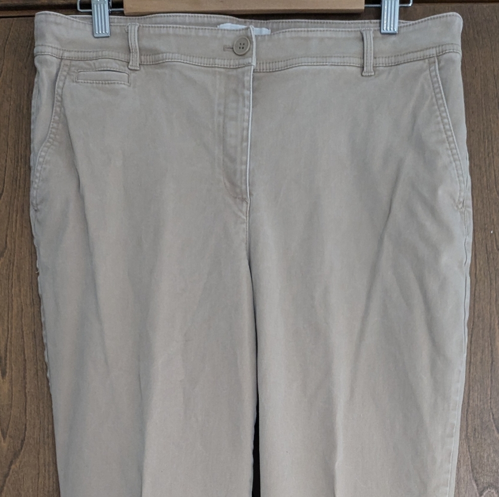 Talbots size 12 khaki pants